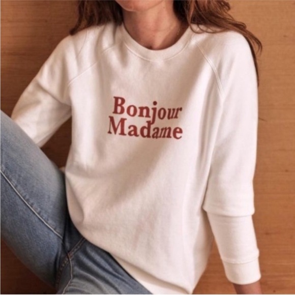 Sezane Sweaters - Sezane x Hôtel Magique Bonjour Madame sweatshirt M